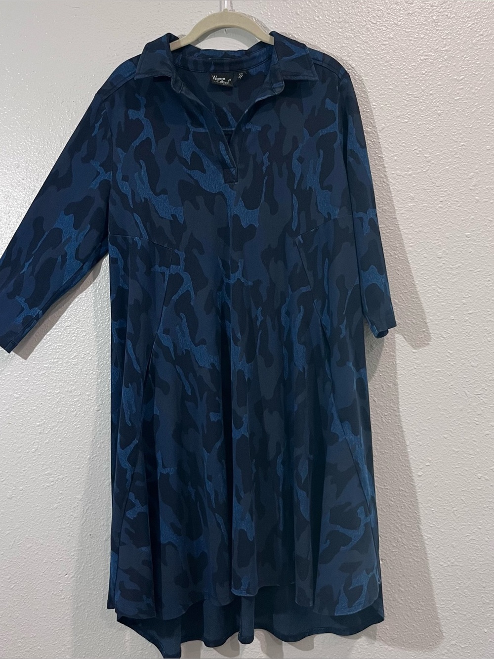 Women with Control Stretch Denim Blue
Camo Swing Dress Sz M Petite